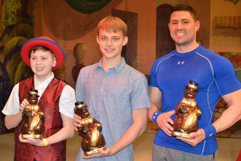 2017 PHIL trophy Winners - Sean Petric, Zak McAllister, Cameron Ritter